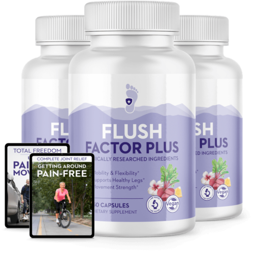 Flush Factor Plus - 3 Bottles + 2  Ebooks