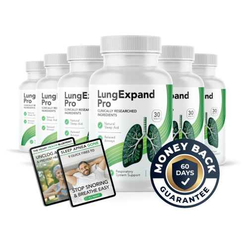 LungExpand Pro - 6 Bottles + 2  Ebooks
