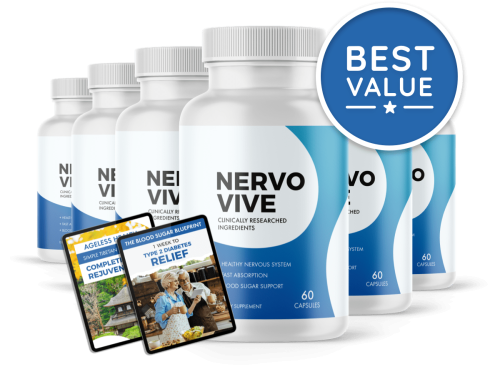 Nervovive - 6 Bottles + 2 Ebooks