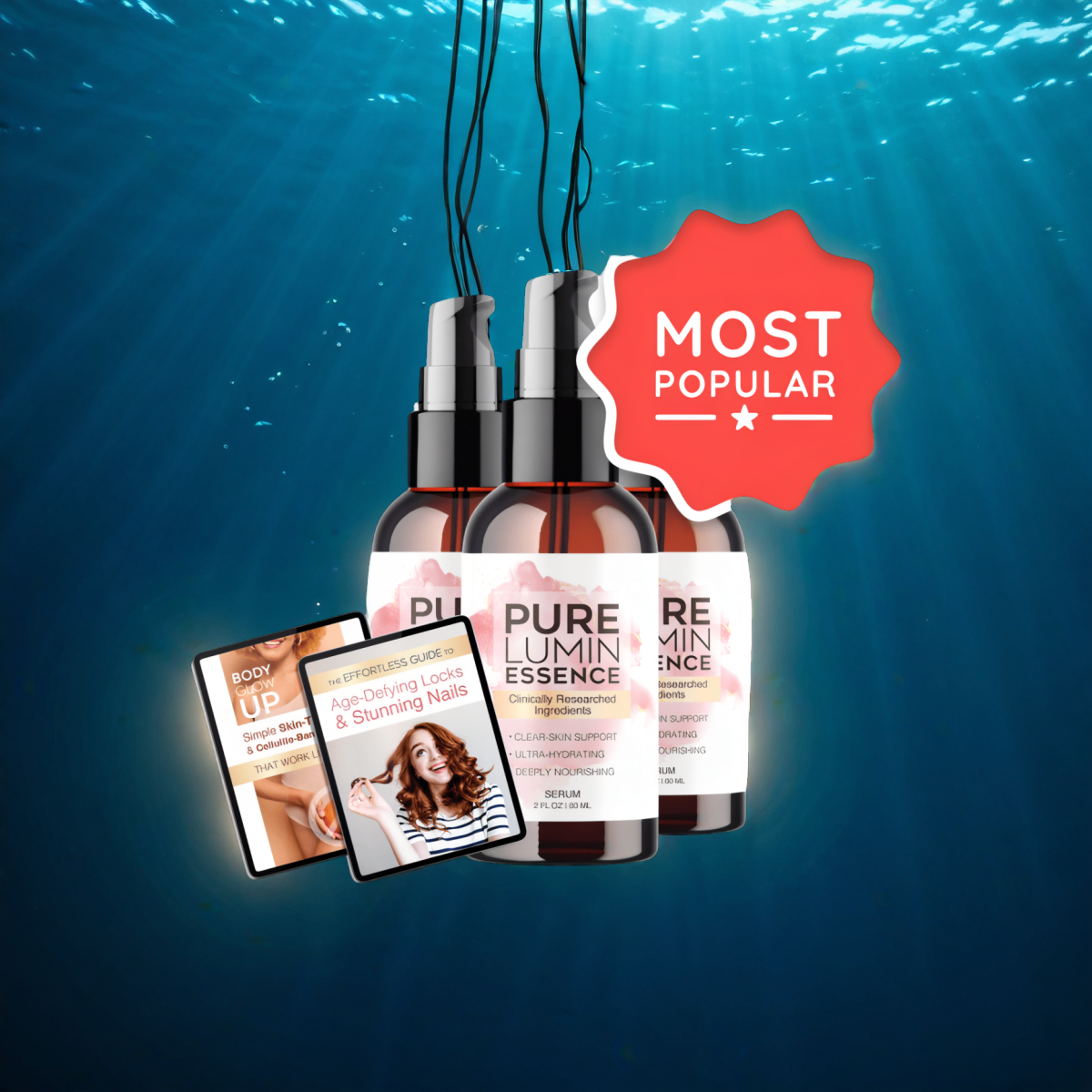 PureLumin Essence - 3 Bottles + 2  Ebooks