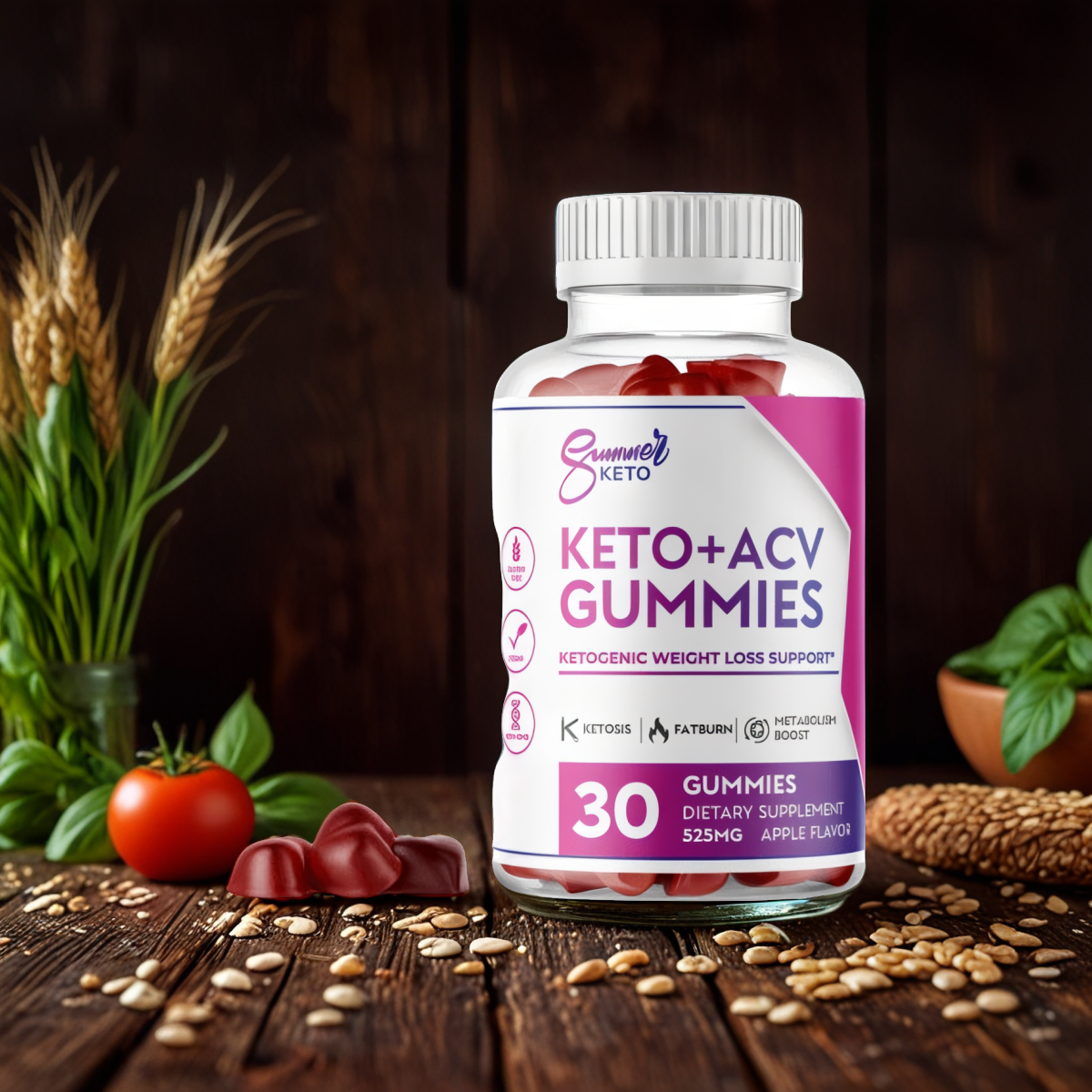 Slim Labs Acv + Keto Gummies